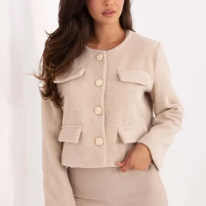Blazer femme beige