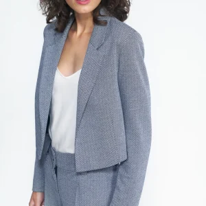 Blazer femme bleu marine