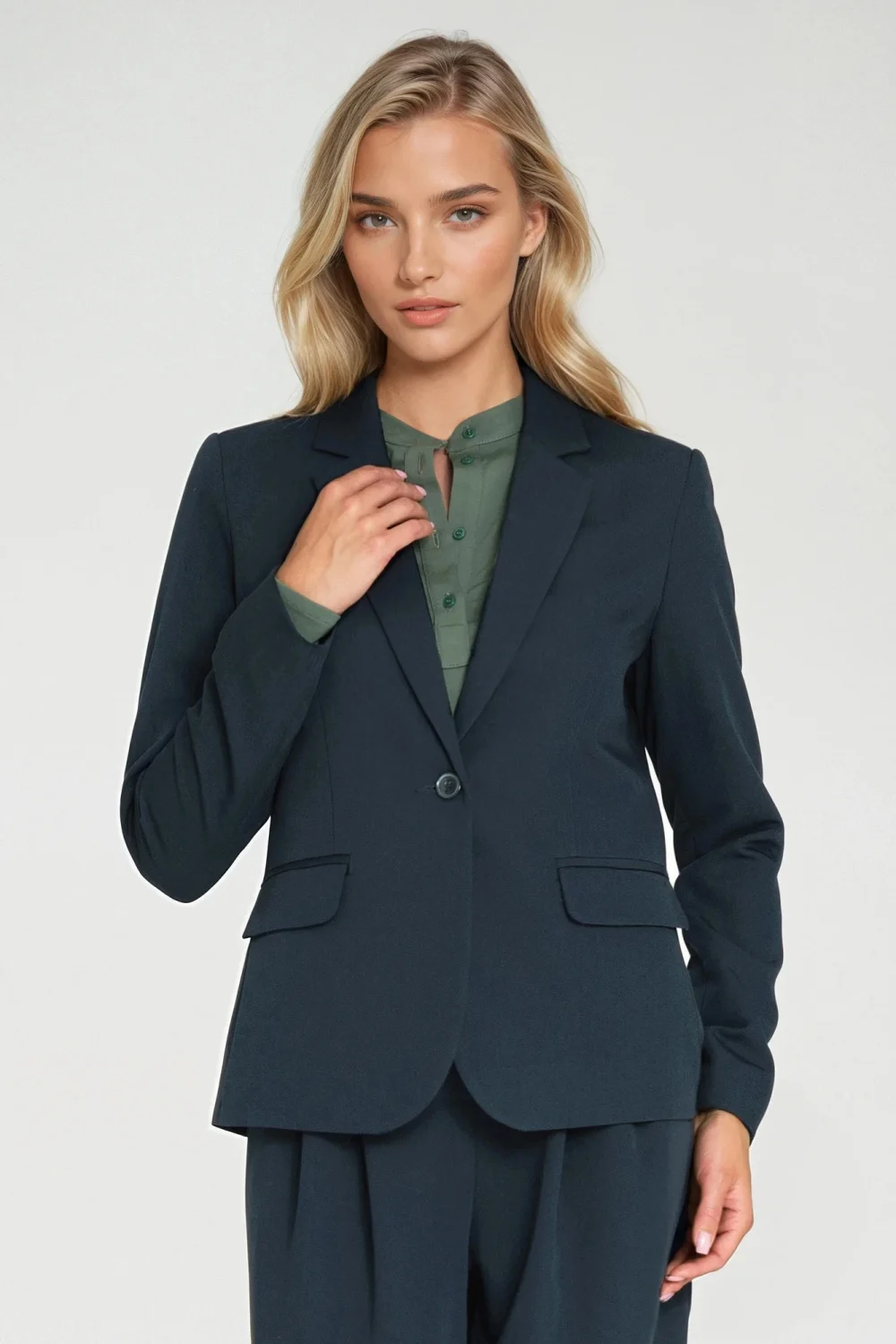 Blazer femme bleu marine