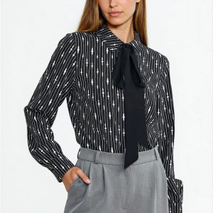 Chemise manche longue noire