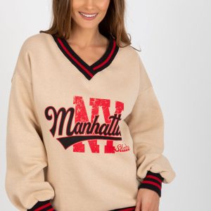 Sweatshirt beige